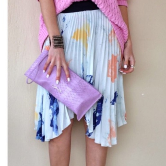 Zara ruffled paint splatter skirt - Picture 3 of 3